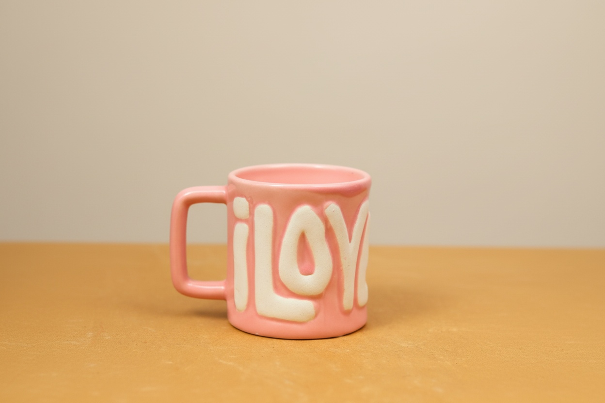 Love Embossed Mug