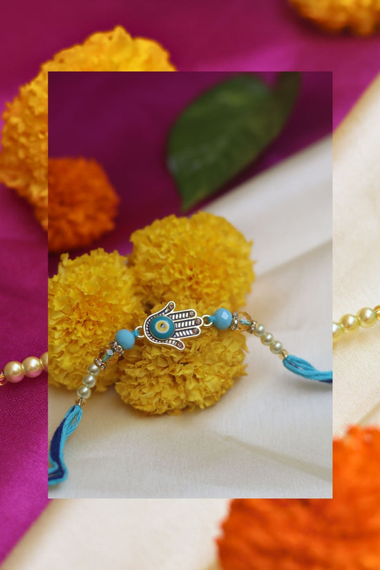 Hamsa Shield Rakhi only for this rakhsabandhan