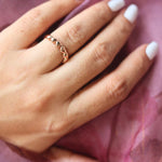 Anti tarnish Little Heart Rings