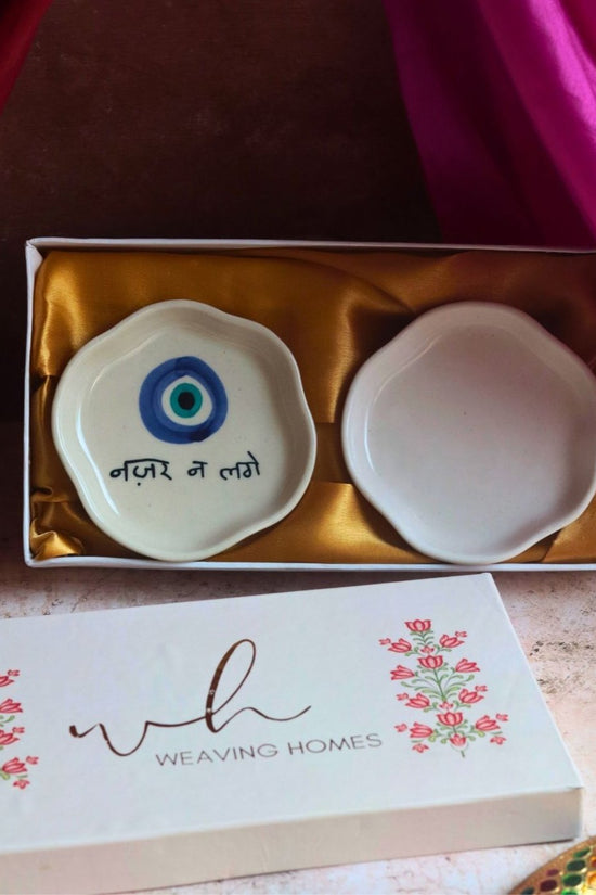 Nazar & White Handmade Dessert Plate in a Gift Box with premium quality material