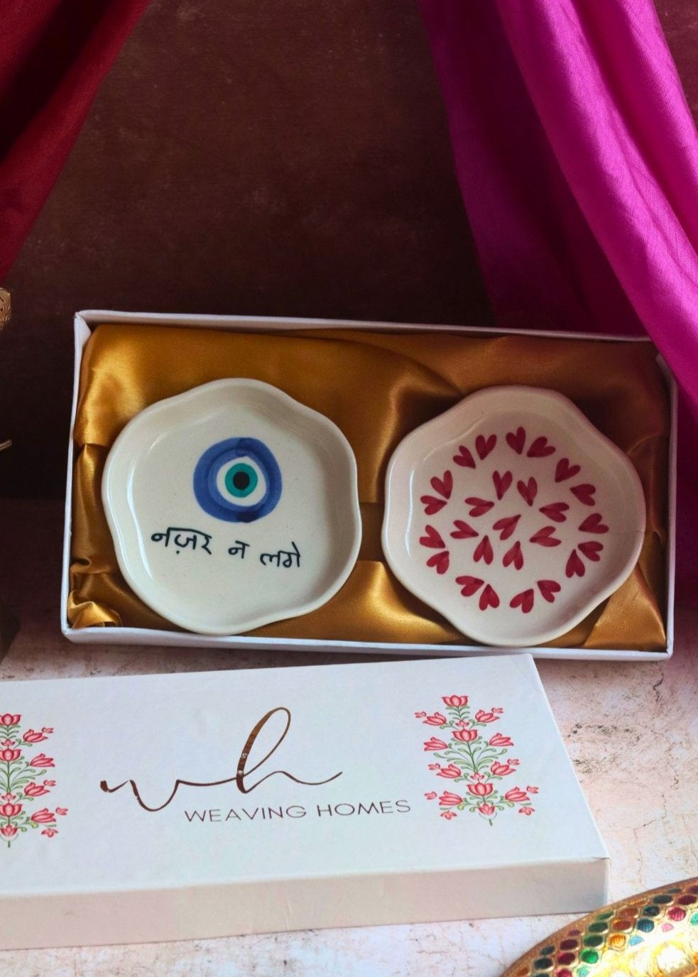 Handmade Nazar & All Heart Handmade Dessert Plate in a Gift Box