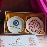 Handmade Nazar & All Heart Handmade Dessert Plate in a Gift Box