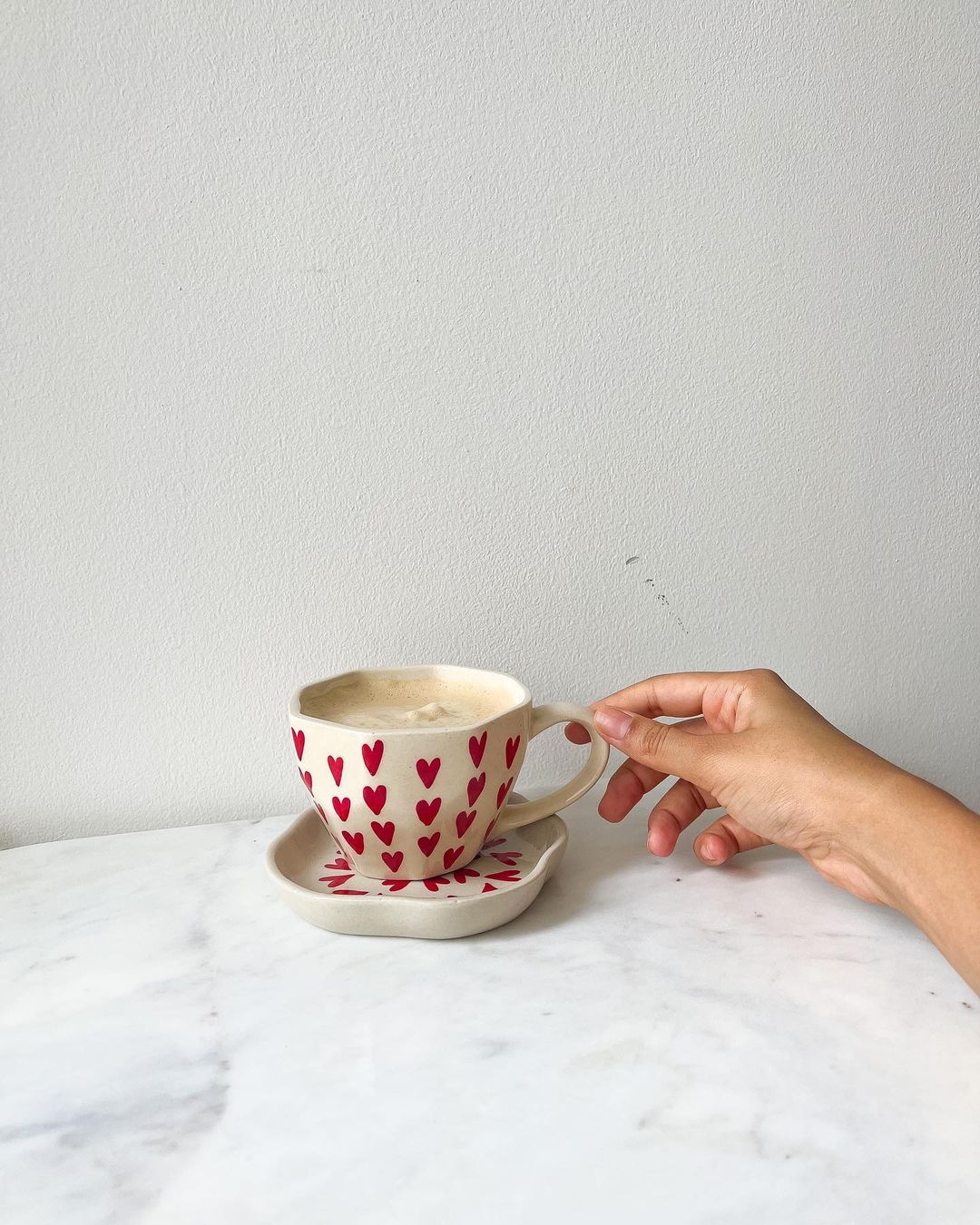 Heart Mug & All Heart Dessert Plate