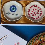 Nazar & All Heart Handmade Dessert Plate in a Gift Box made by ceramic