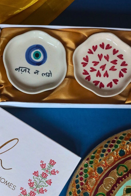 Nazar & All Heart Handmade Dessert Plate in a Gift Box made by ceramic