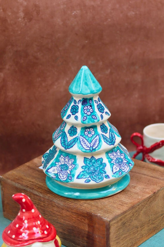 Snow White Christmas Tree handmade in India