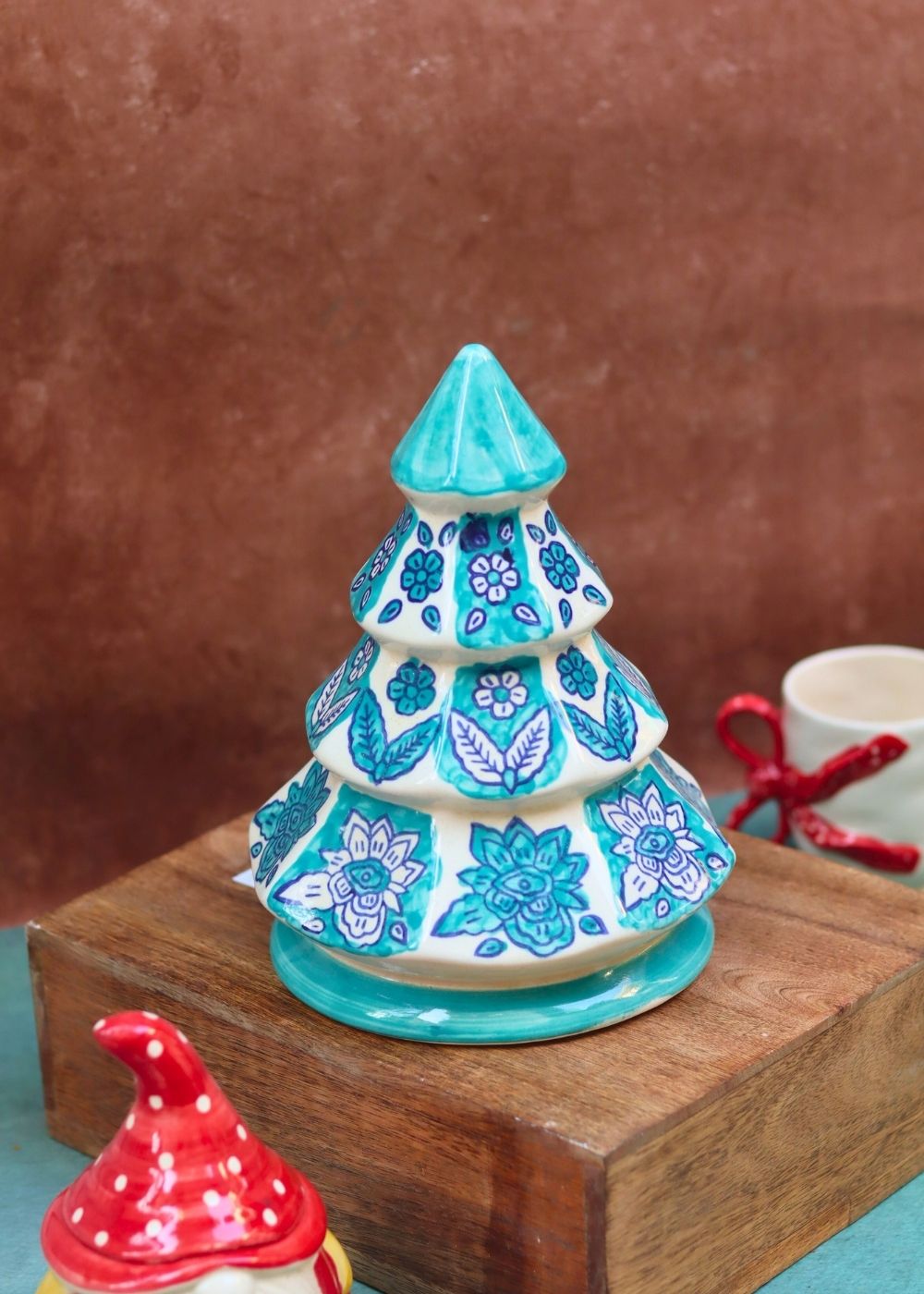 Snow White Christmas Tree handmade in India