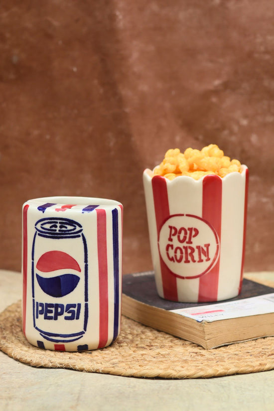 Set of 2 - Pepsi Tumbler & Popcorn Tub Combo with premium quality material