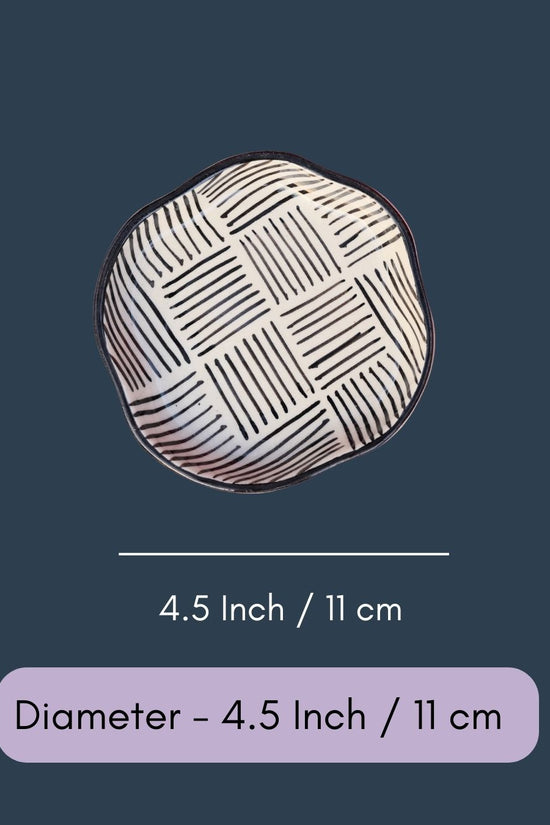 All Lines Handmade Dessert Plate