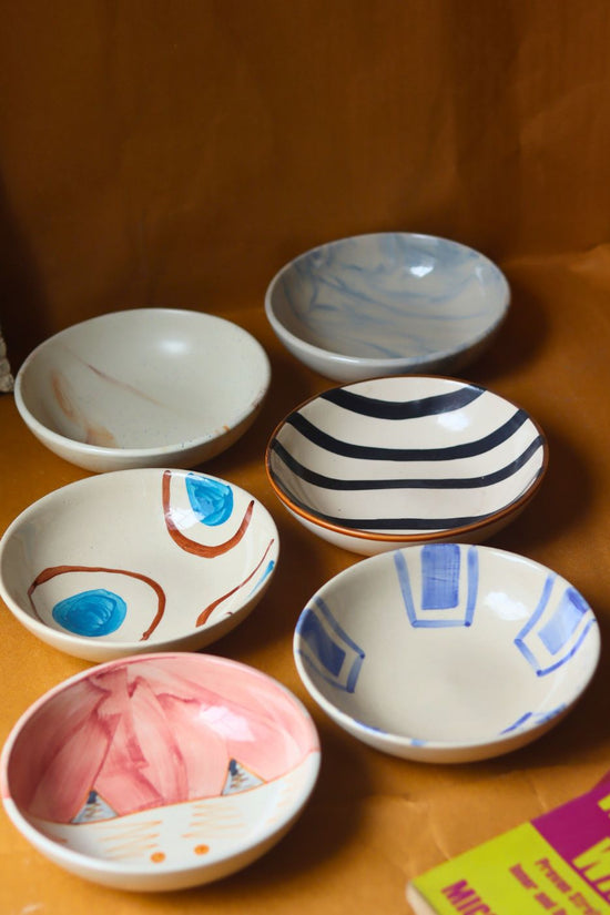 Set of 6 Polka Charm Snack Bowls (for the price of 5)