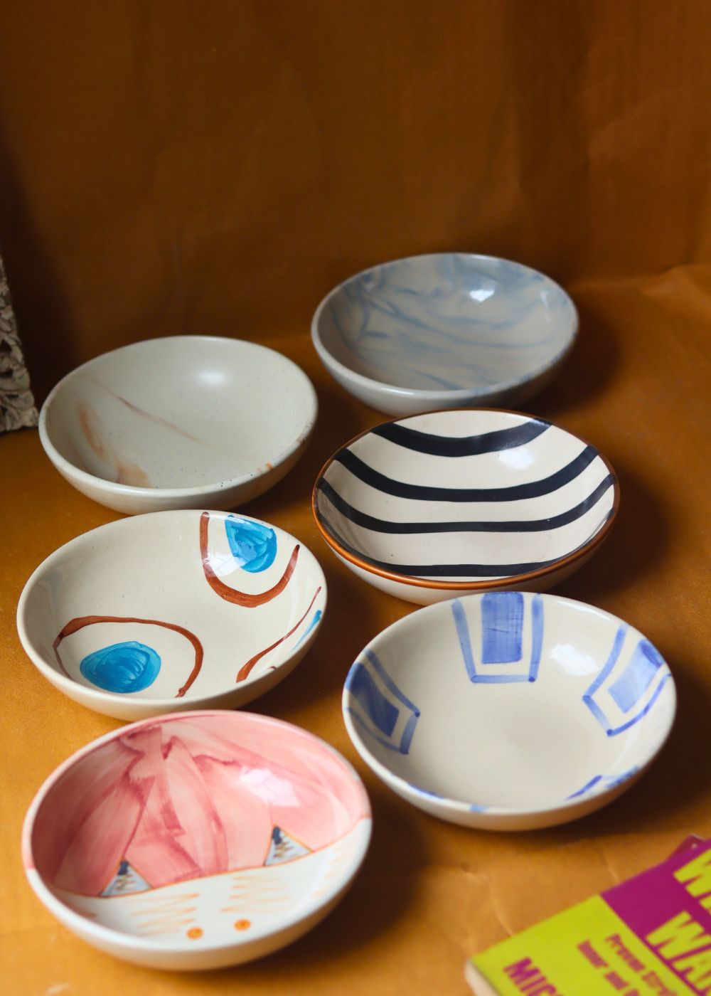 Set of 6 Polka Charm Snack Bowls (for the price of 5)