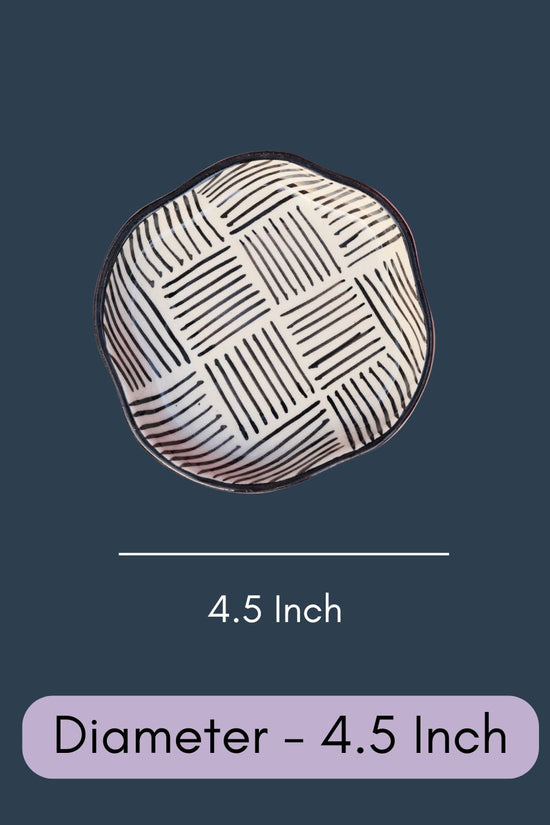 All Lines Handmade Dessert Plate