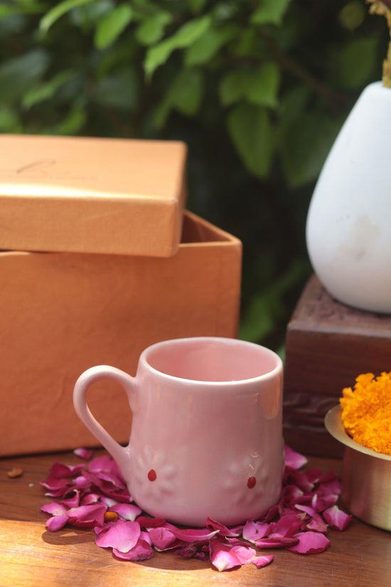 Pink Lily Mug Diwali Gift box with premium quality material
