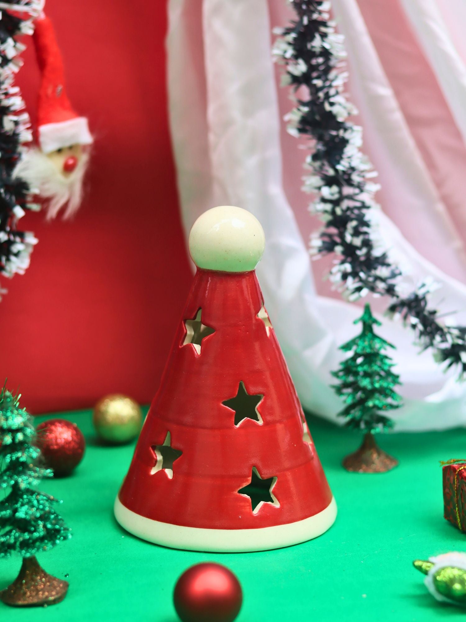 Santa’s Cap Tea Light Diffuser with premium quality material