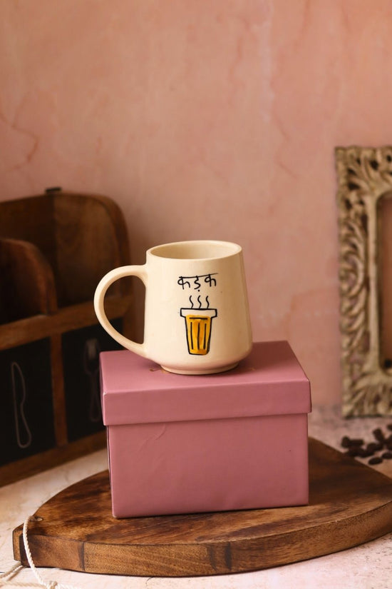 Kadak Mug in a Gift Box handmade in India