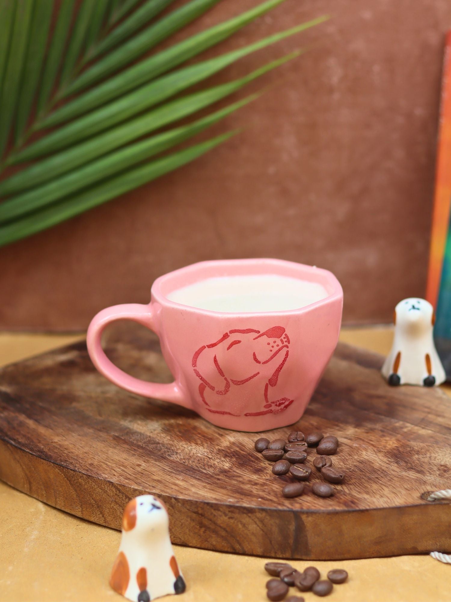 Pink Dog Mug microwave & dishwasher safe