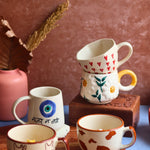 Handmade Set of 5 Hotselling Mugs