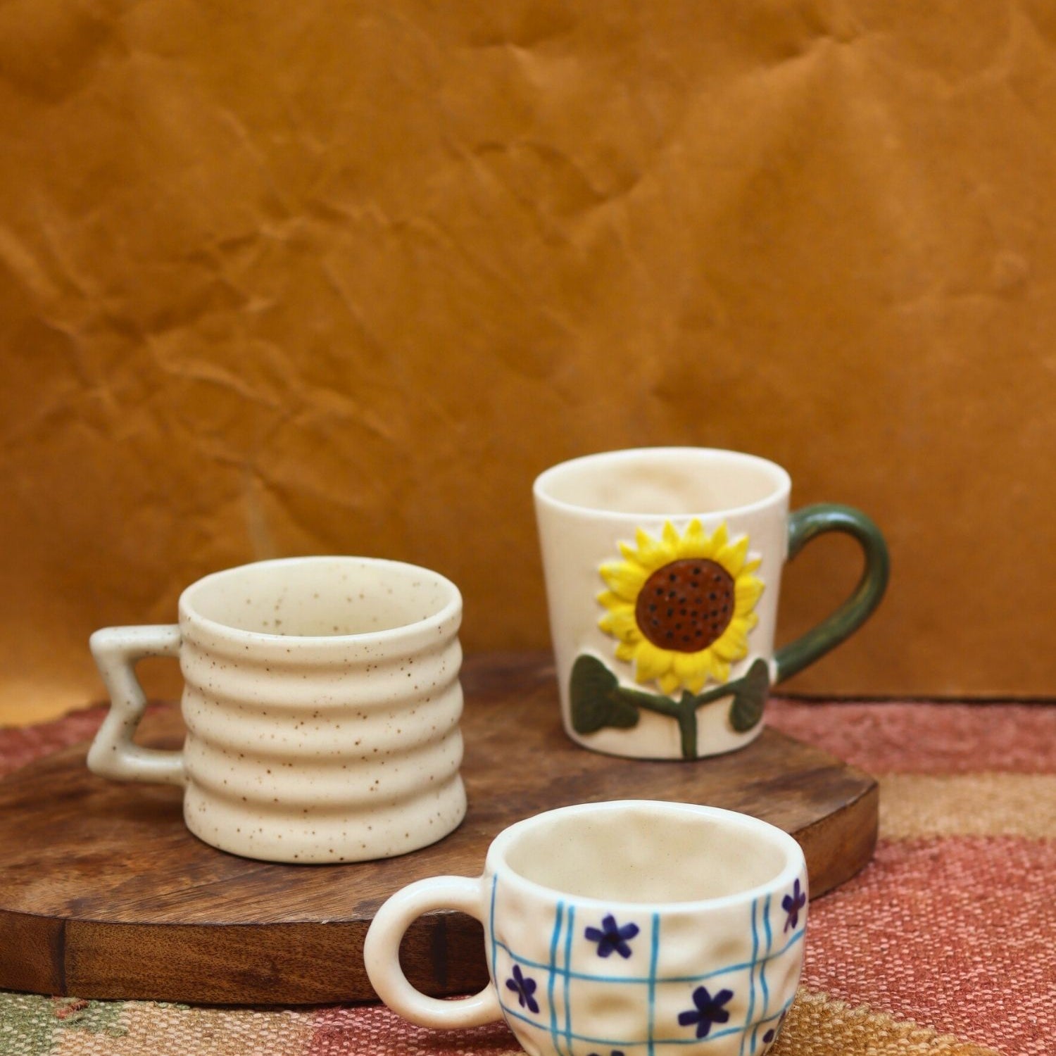 Set of 3 - Brew Crew Mug combo made by ceramic