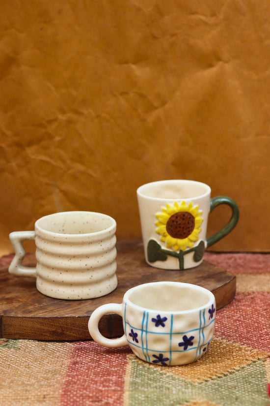 Set of 3 - Brew Crew Mug combo made by ceramic