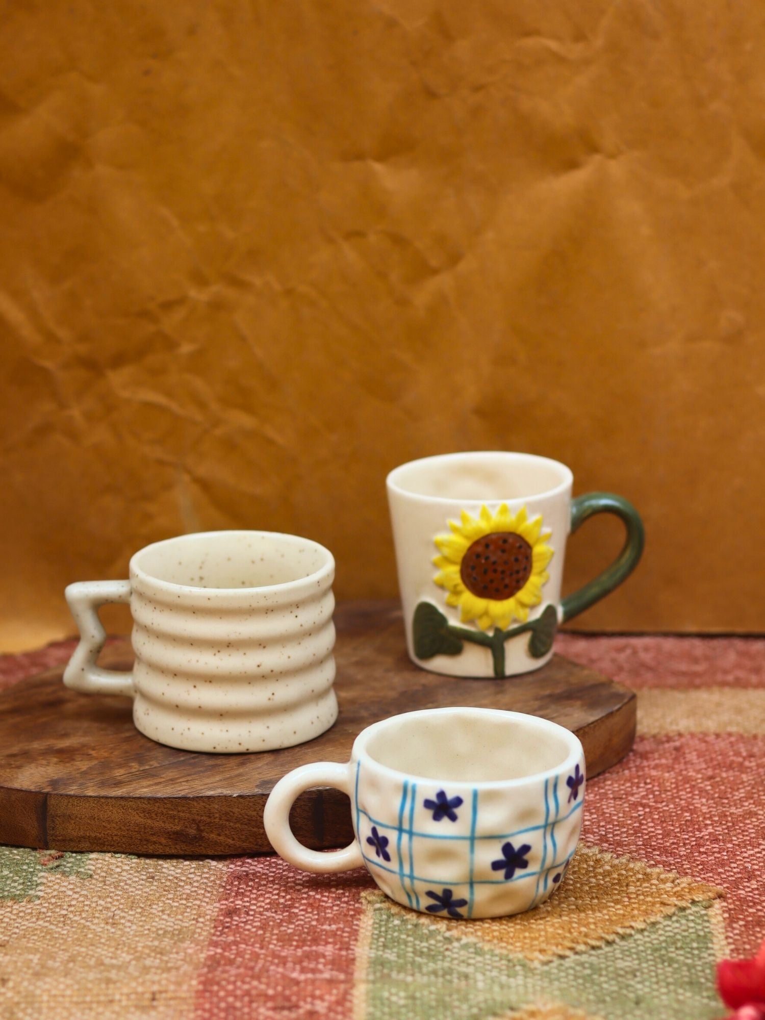 Set of 3 - Brew Crew Mug combo made by ceramic