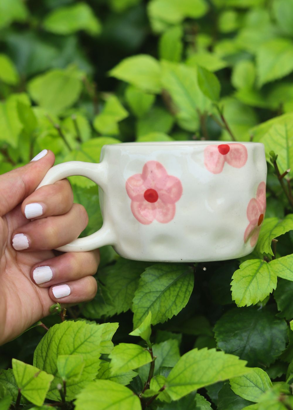 floral bliss mug made by ceramic