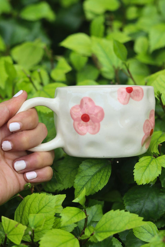 floral bliss mug made by ceramic