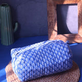 Indigo Toiletry Bag - Large made by cotton