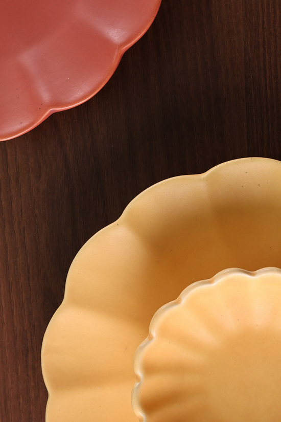 Genda phool plate & bowl 
