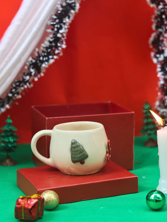 handmade Santa's Magnet  Mug in a Gift Box