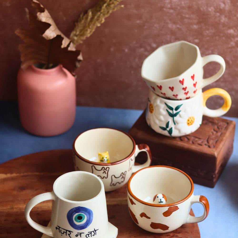 Set of 5 Hotselling Mugs made by ceramic