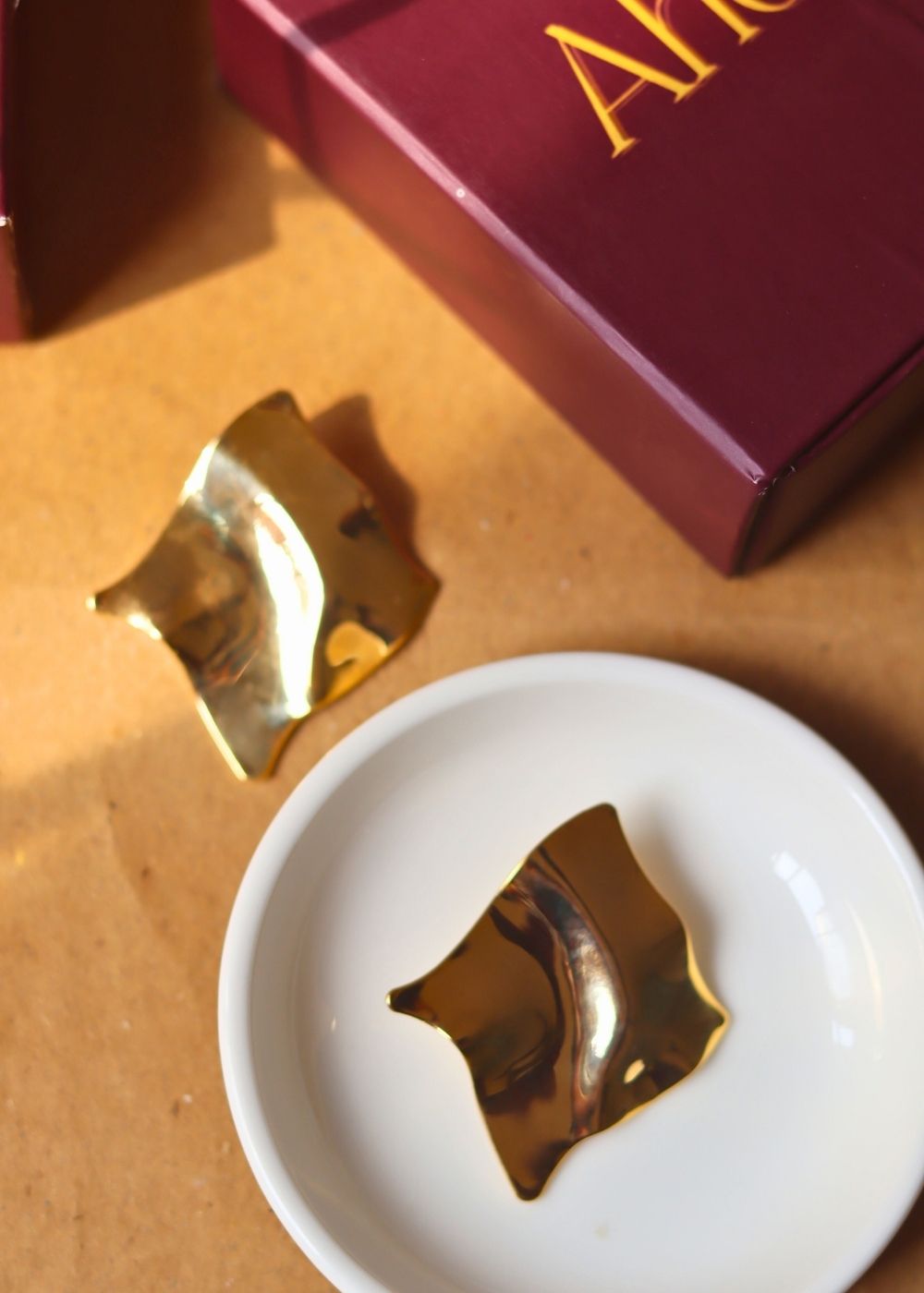 Asymmetrical Aura Earrings with premium quality material