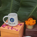 Nazar mug & Handmade Dessert Plate Diwali Gift Box made by ceramic