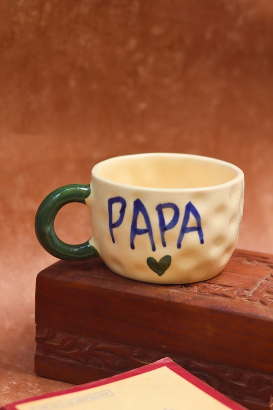 Papa Mug handmade in India