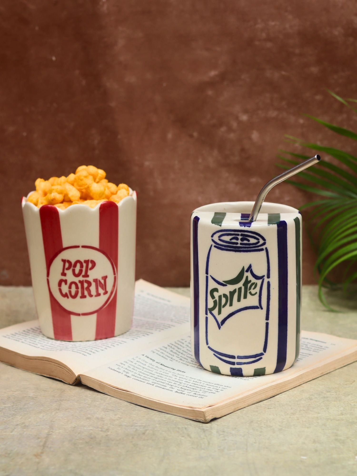 Set of 2 - Sprite Tumbler & Popcorn Tub Combo with premium quality material