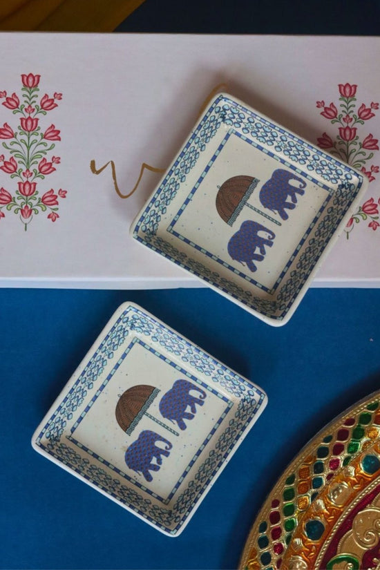 Handmade Gaj Platter in a Gift Box