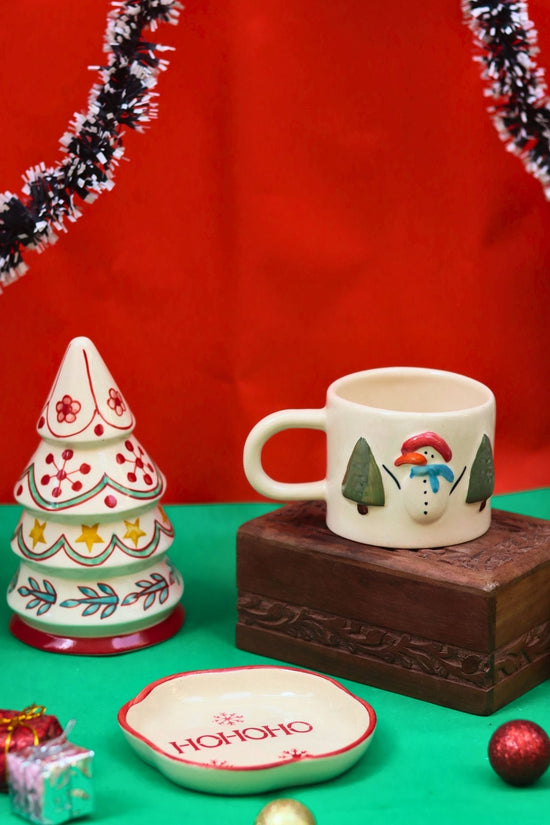 Set of 3 - Frosty Feast Combo made by ceramic