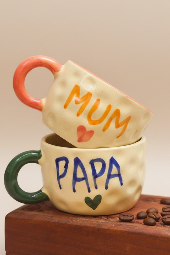 Set of 2 - Mum & Papa Mugs combo