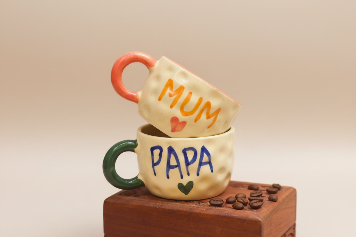 Set of 2 - Mum & Papa Mugs combo