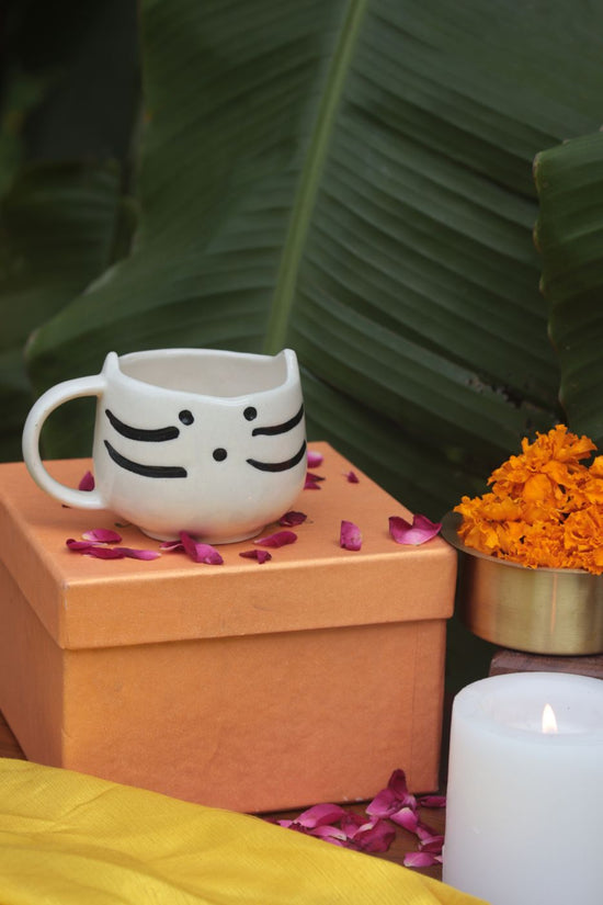 Handmade Kitty Mug Diwali Gift Box