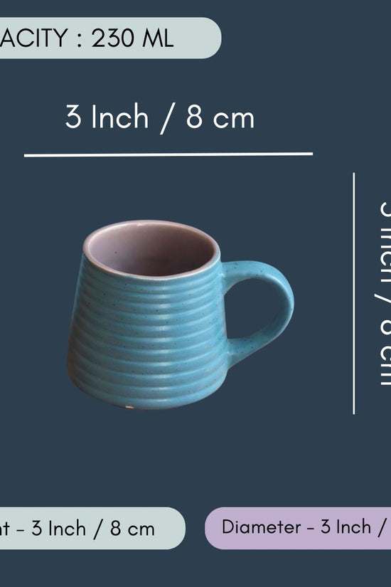 Matte Blue Coffee Mug