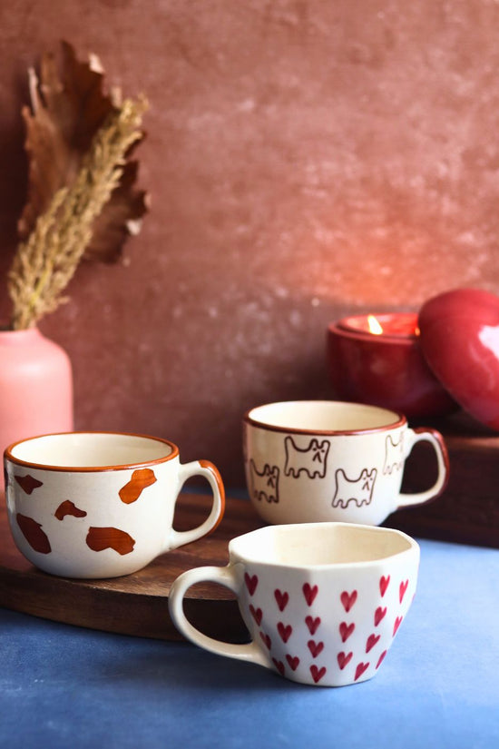 Set of 3 Hotselling Mugs made by ceramic