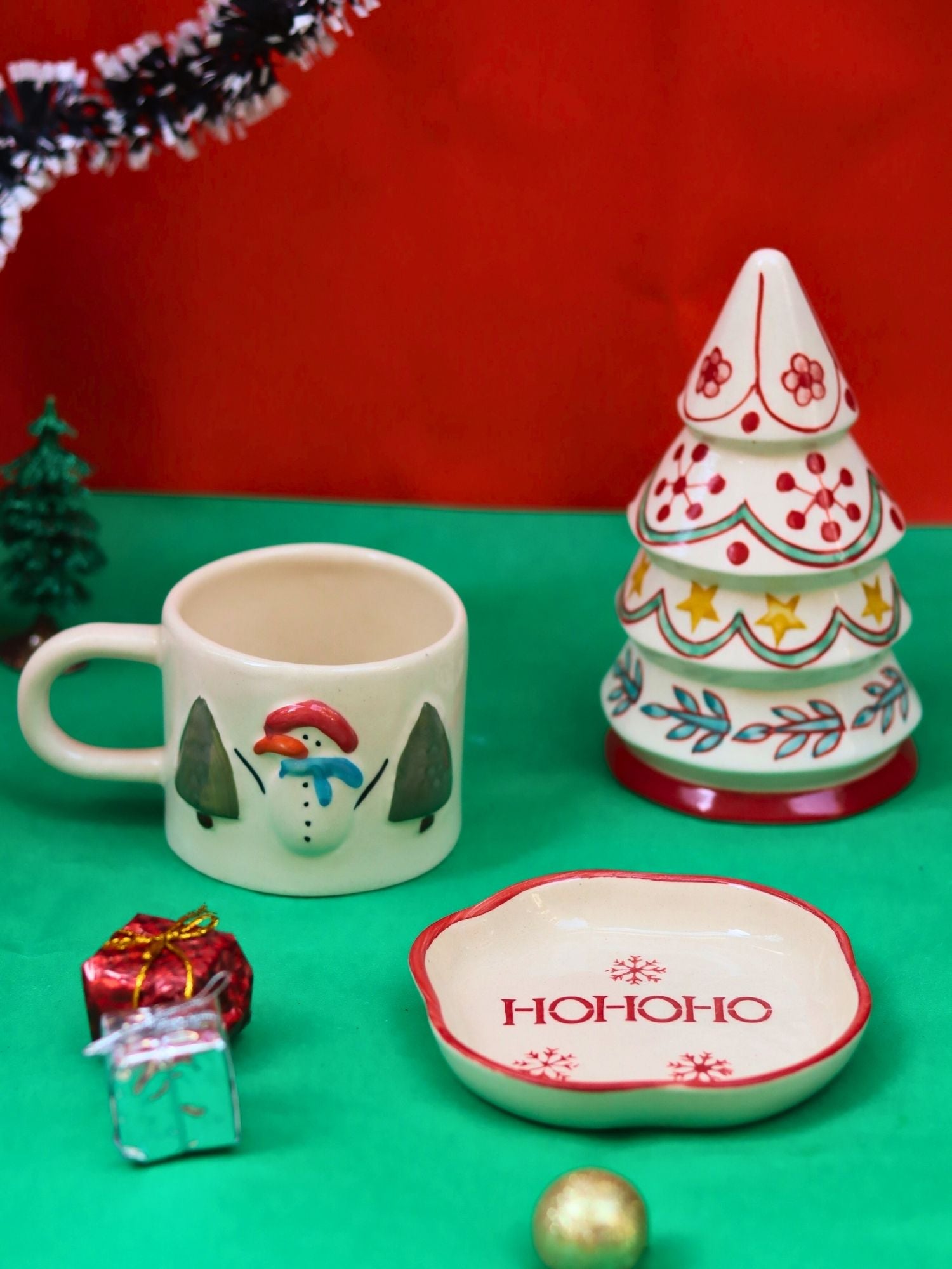 Set of 3 - Frosty Feast Combo handmade in India