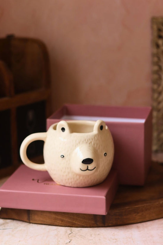 Handmade Polar Bear Mug in a Gift Box