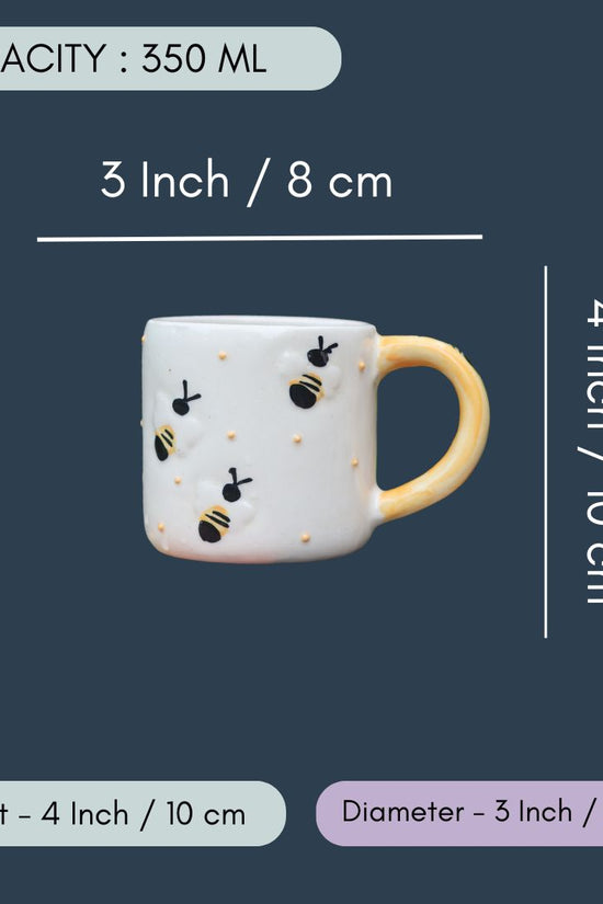 Irregular Ceramic Bee - Mug