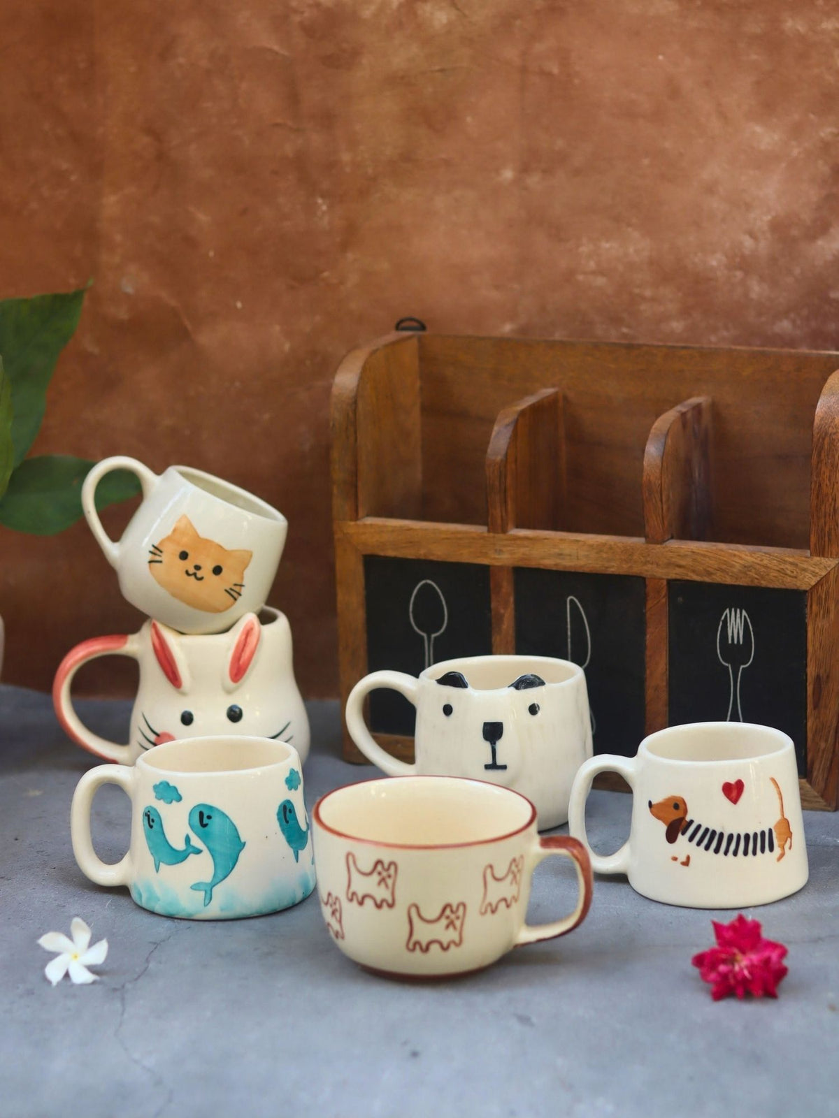 Set of 6 Warm Paws Mugs combo (for the price of 5) with premium quality material