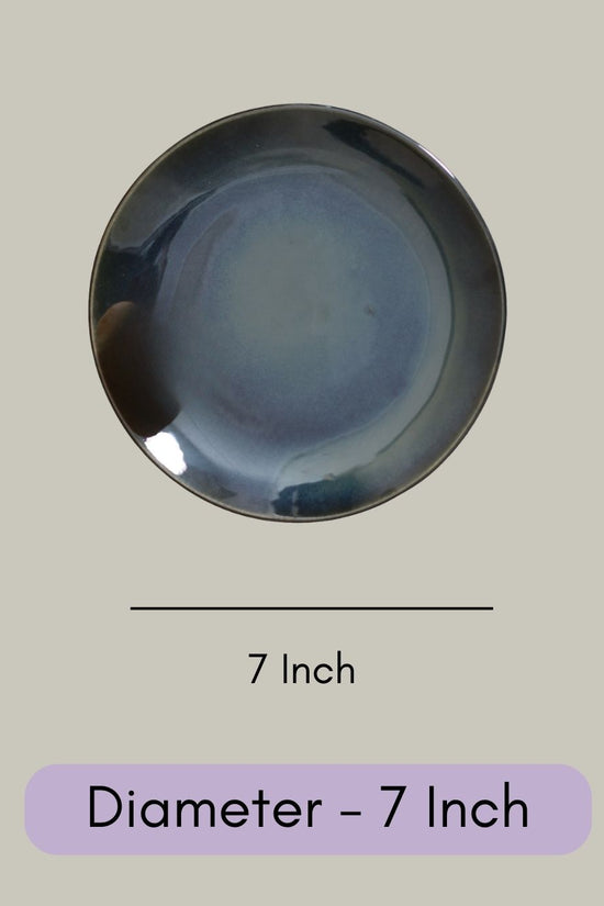 Metallic Green Quarter Plate
