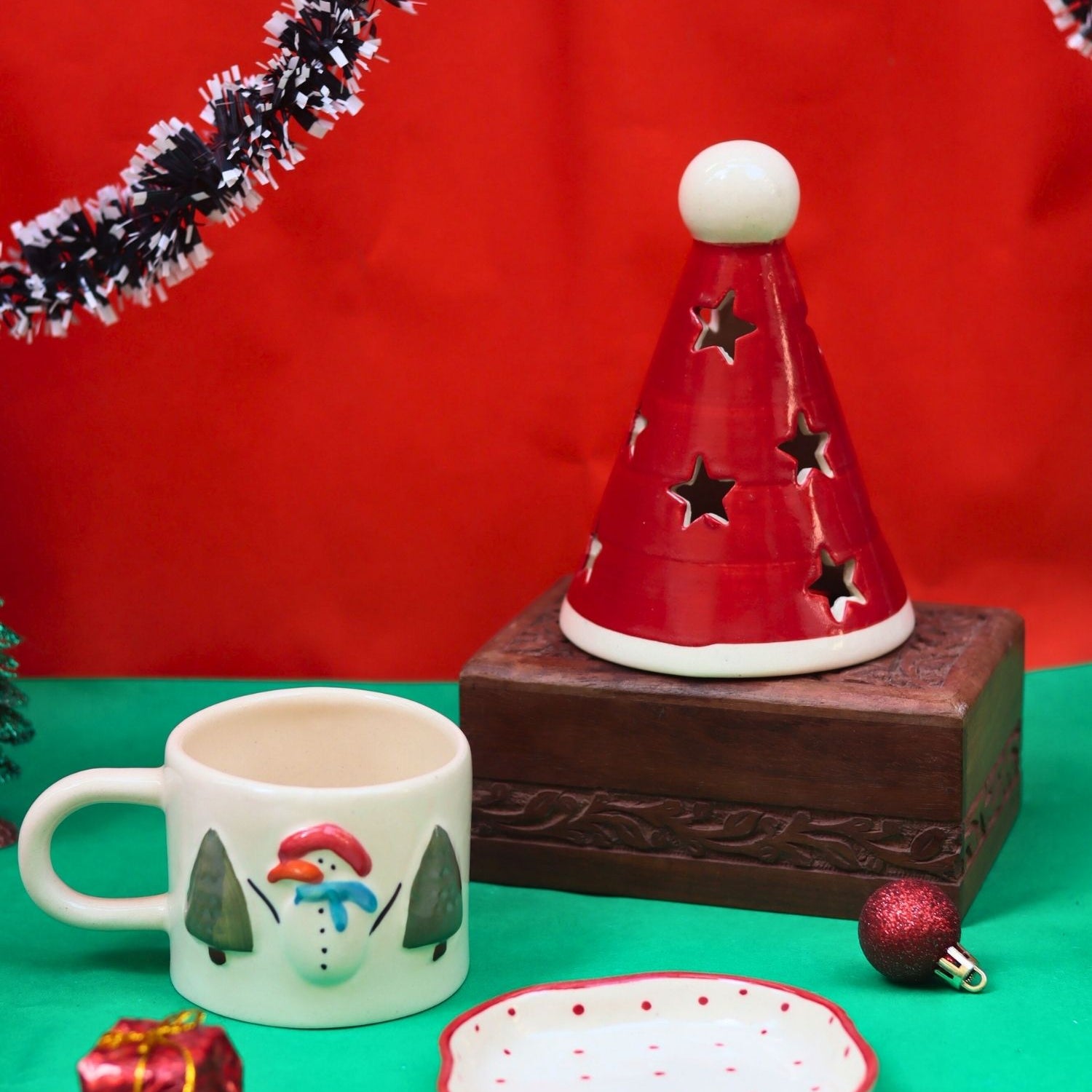 handmade Set of 3 - Santa's treat combo