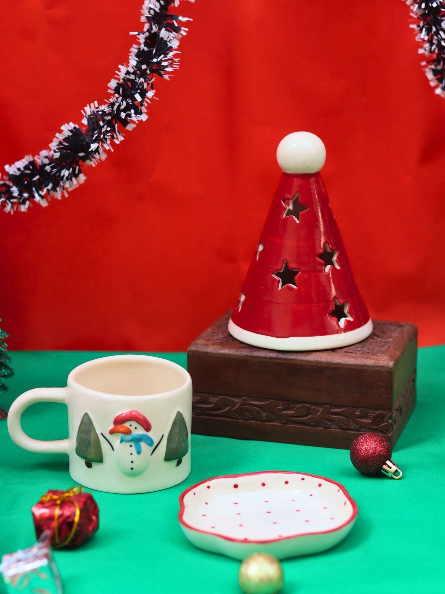 handmade Set of 3 - Santa's treat combo