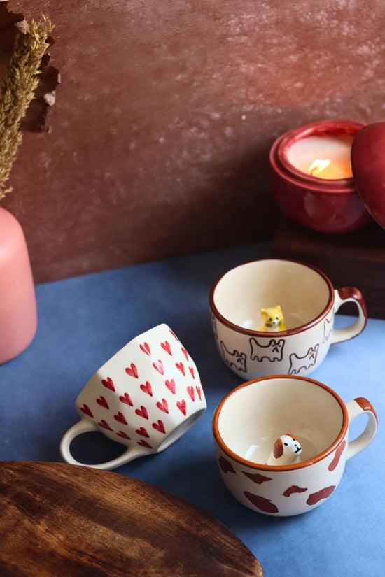 Set of 3 Hotselling Mugs handmade in India