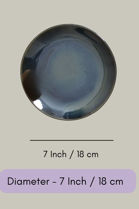 Metallic Green Quarter Plate